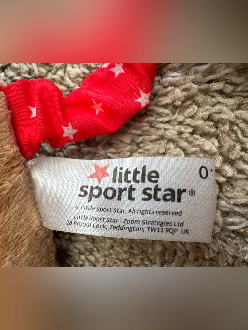 Little Sport Star Baseball Bat & Ball Baby Teether Rattle Sensory Toy NWOT